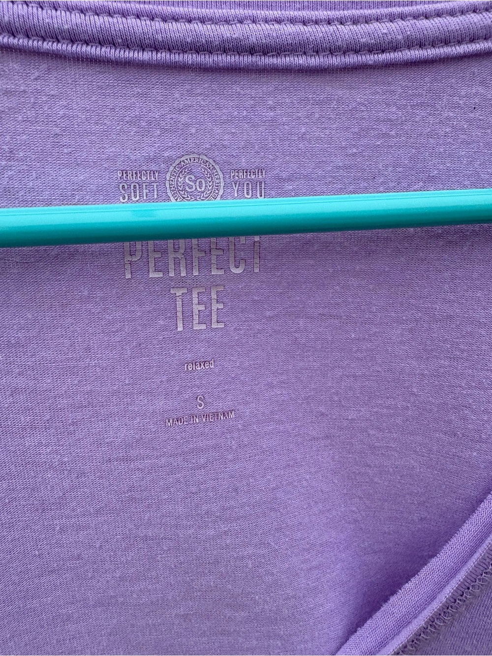 SO Lilac V-Neck Short Sleeve Tee - Picture 2 of 2